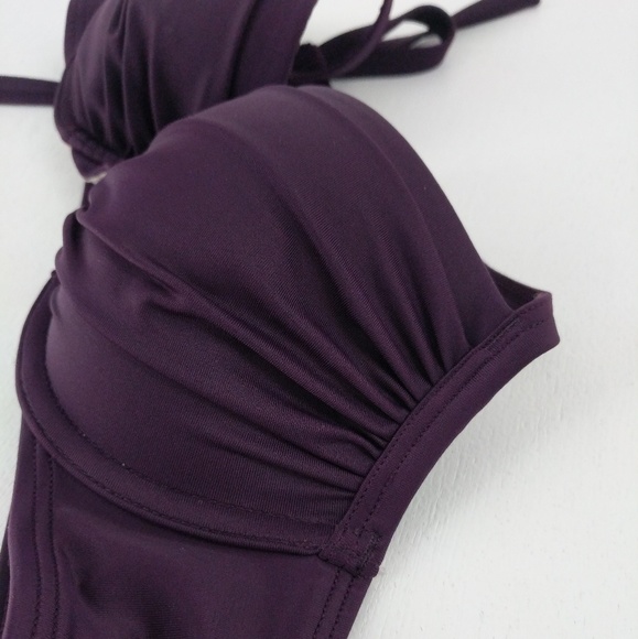 Victoria's Secret purple Bikini 👙 Top sz 32 A - Picture 4 of 8